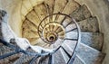 Old spiral staircase