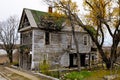 Old spooky abandoned house