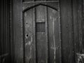 Old Spooky Gothic Doorway Background - Stock Image Royalty Free Stock Photo