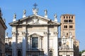 Old square in Mantova, Italy Royalty Free Stock Photo