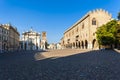 Old square in Mantova, Italy Royalty Free Stock Photo