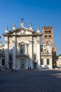 Old square in Mantova, Italy