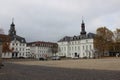 Old square in Saarbrucken Royalty Free Stock Photo