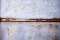 Old stain rusty zinc wall texture abstract grunge background Royalty Free Stock Photo