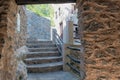 Old stair and arch made of stone