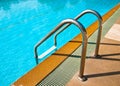 Old stair Swimming pool Royalty Free Stock Photo
