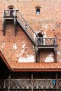 Old staircase in the castle Royalty Free Stock Photo