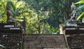 Old stairs in ancient temple Chiang mai, Thailand Royalty Free Stock Photo