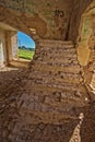 Old Stairs in The Friars` Convent. Carmona 2 Royalty Free Stock Photo