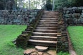 Old stairs in jungle Royalty Free Stock Photo