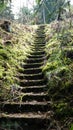 Old stairs in the mountains