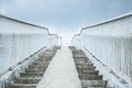 old stairs / old pedestrian bridge that is not in use