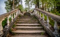 Old stairs, retro look