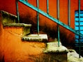 Old stairway Royalty Free Stock Photo