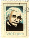 Old stamp with Albert Einstein Royalty Free Stock Photo