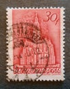 old stamp from Hungary 1939 with the image of Cathedral Of Kassa