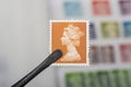 Old stamp of UK Royalty Free Stock Photo