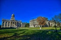 Old state capitol university of Iowa campus Iowa city Royalty Free Stock Photo