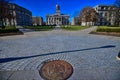 Old state capitol university of Iowa campus Iowa city Royalty Free Stock Photo