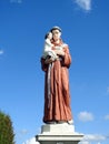 Old statue in graveyard, Lithuania Royalty Free Stock Photo