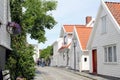 Old Stavanger - Street View 1 Royalty Free Stock Photo
