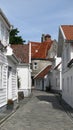 Old Stavanger - Street View 3 Royalty Free Stock Photo