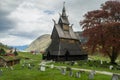 Old stave church of Hopperstad Royalty Free Stock Photo