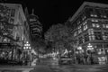 Old Steam Clock in Vancouver`s historic Gastown district at night Royalty Free Stock Photo