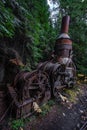 Old Steam Donkey Royalty Free Stock Photo