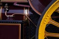 Old Steam Engine detail Close Up View Royalty Free Stock Photo