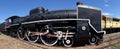 Old Steam Engine Panorama Royalty Free Stock Photo