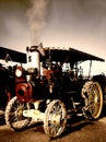 Old Steam Engine Tractor Royalty Free Stock Photo