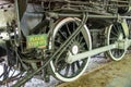 old Steam engine wheels Royalty Free Stock Photo