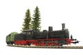 Old steam loco model