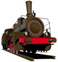 Old steam locomotive Royalty Free Stock Photo