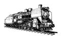 Old steam locomotive Royalty Free Stock Photo