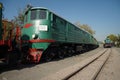 Old steam locomotive tashkent railway museum engineering museum uzbekistan