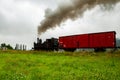 Old steam machine in countryside Royalty Free Stock Photo