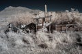 Old Steam Train Infrared Royalty Free Stock Photo