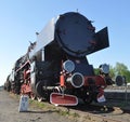 Old steam train locomotive Royalty Free Stock Photo