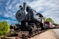 Old steam train locomotive Royalty Free Stock Photo