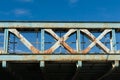 Old steel bridge Royalty Free Stock Photo