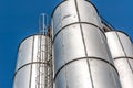 Old Steel industrial tanks Royalty Free Stock Photo