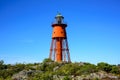Old steel lighthouse Royalty Free Stock Photo