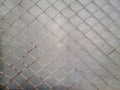 Old steel mesh metal fence seamless structure