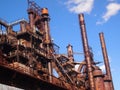 Old steel plant Royalty Free Stock Photo