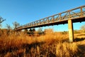 Old Steel Railway Bridge, Colorado Springs Royalty Free Stock Photo