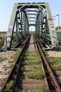 Old steel railway bridge