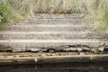 Old steps leading down into sea Royalty Free Stock Photo