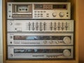 Old stereo sound system